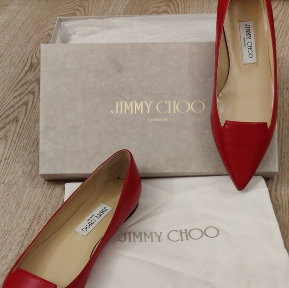 ORIGINAL Jimmy Choo Ballet Flats, NEVER WORN - Picture 2 of 15